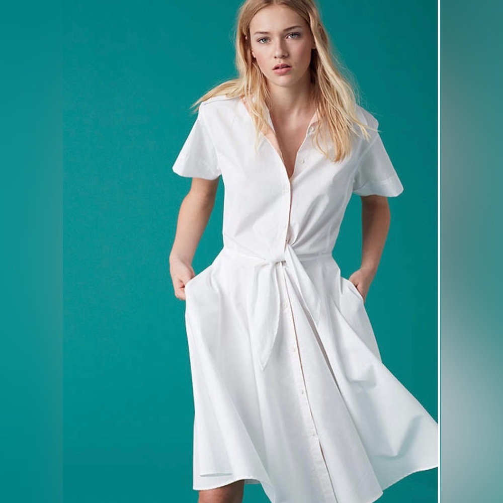 💥PRICE DROP💥 Short Sleeve Collared Shirt Dress
